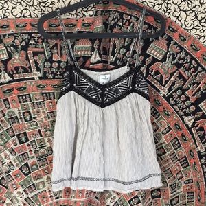 american eagle patterned tank